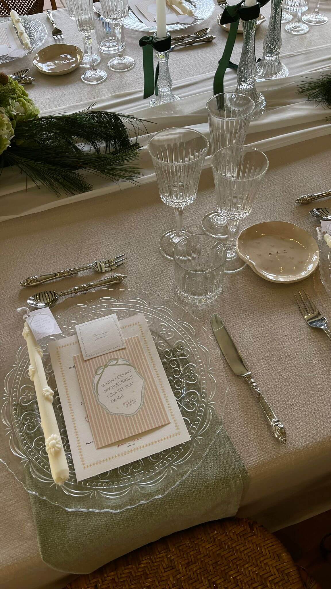 Vela Cirio Floral · detalle de boda personalizado