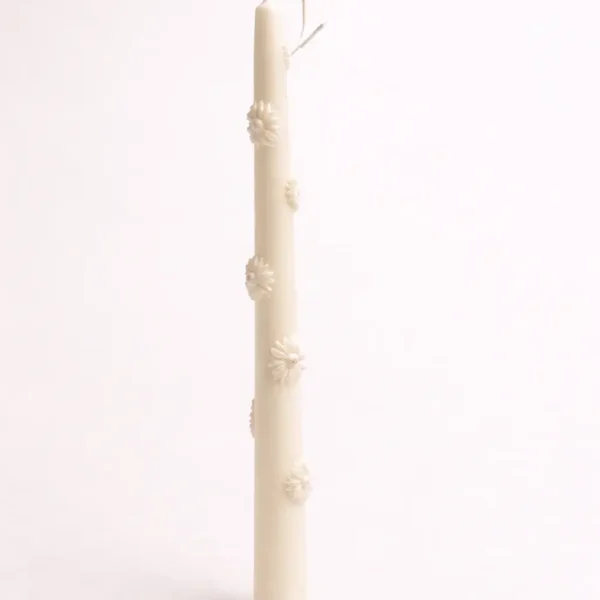 Vela cirio floral