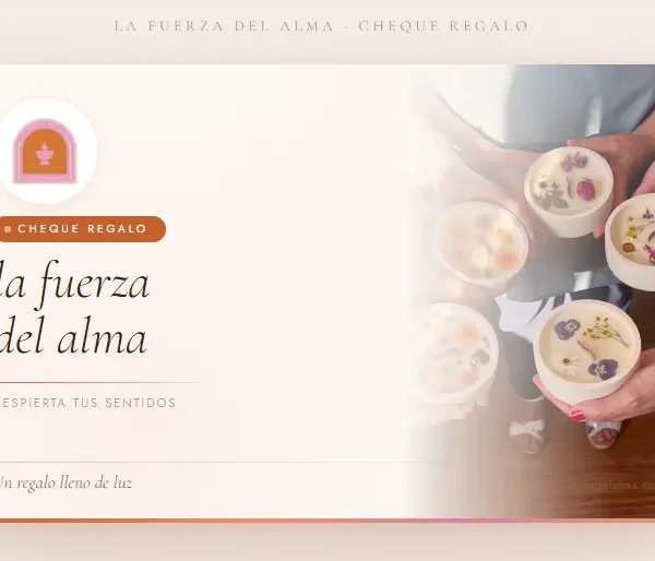 Tarjeta Regalo La Fuerza del Alma