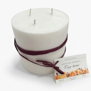 Velón Cozy Home – Canela y Naranja