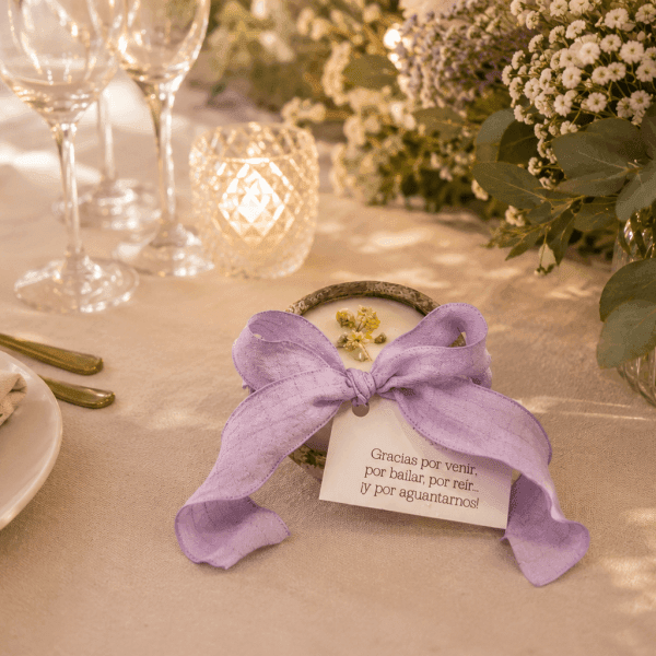 Cuenco de Madera natural · detalle de boda personalizado