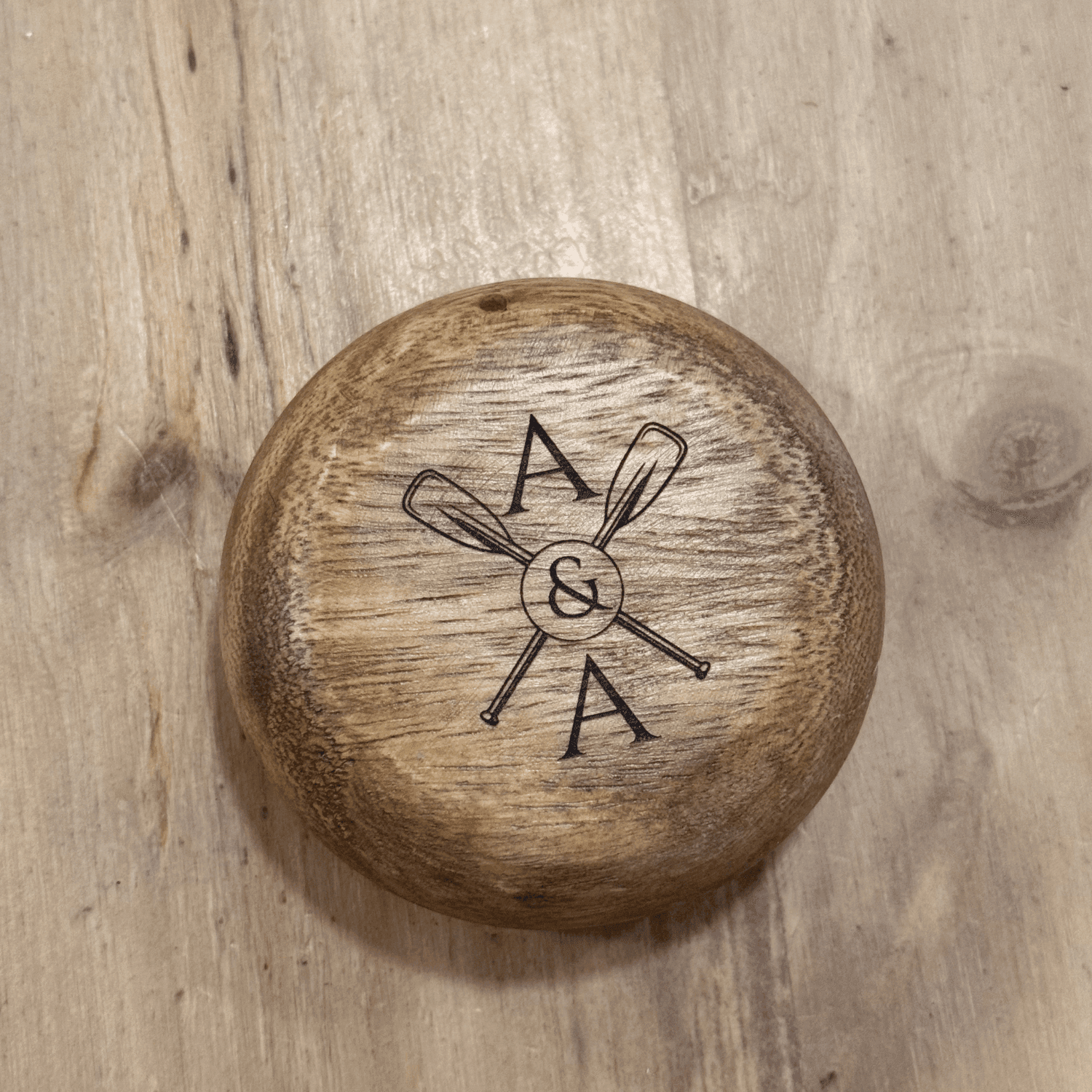 Cuenco de Madera natural · detalle de boda personalizado