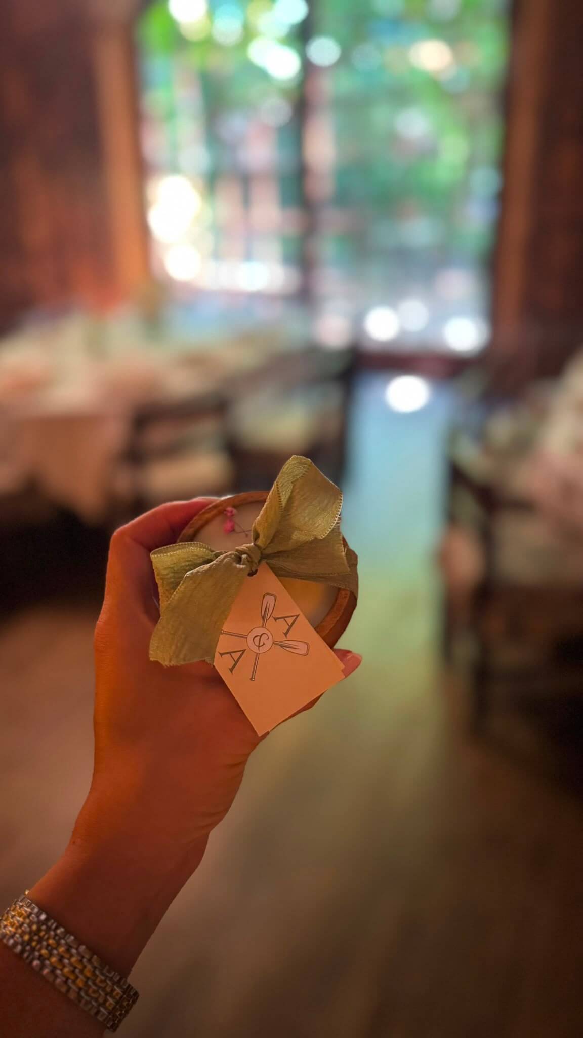 Cuenco de Madera natural · detalle de boda personalizado - Imagen 2