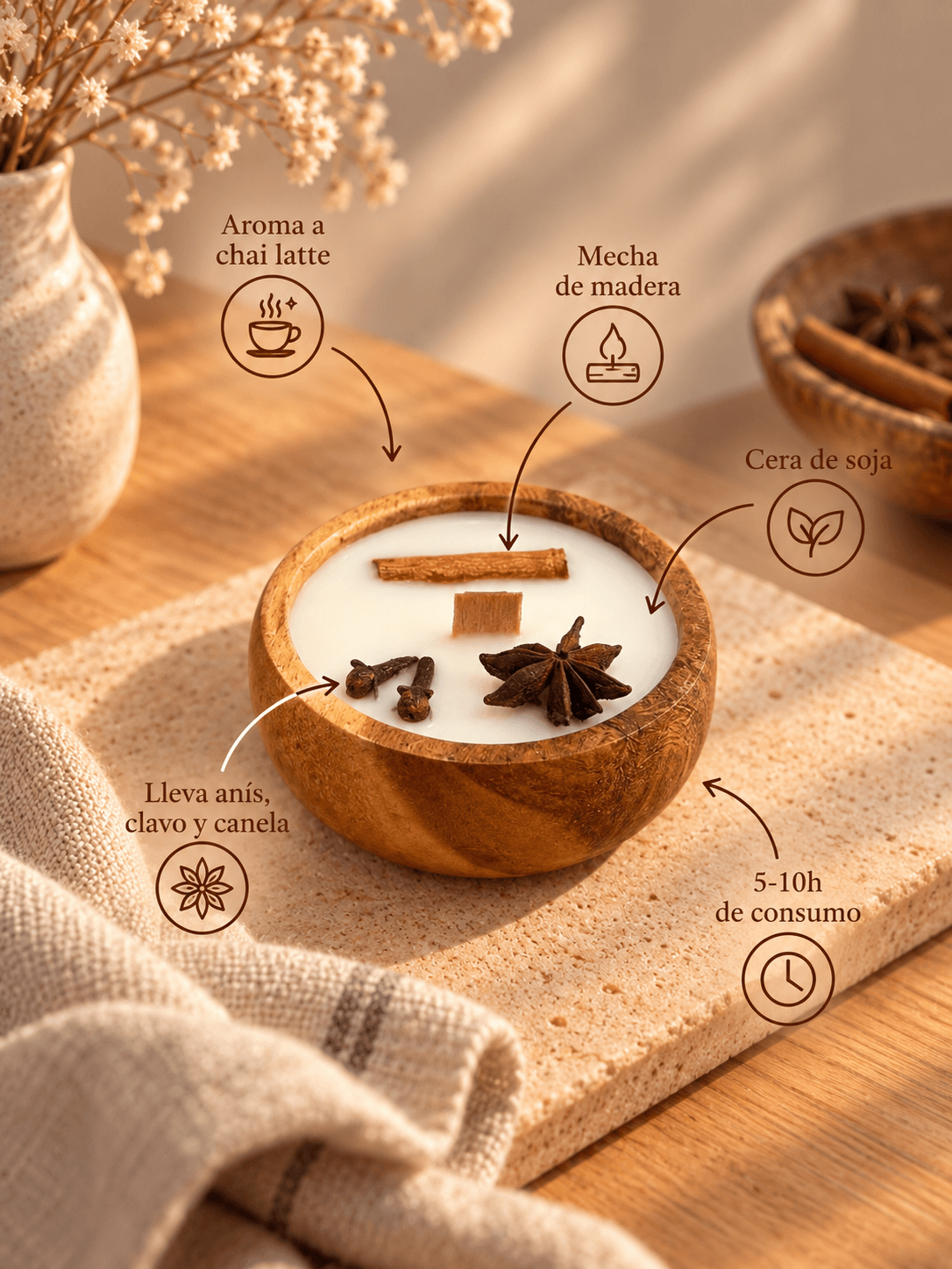 Mini madera – Chai latte - Imagen 2